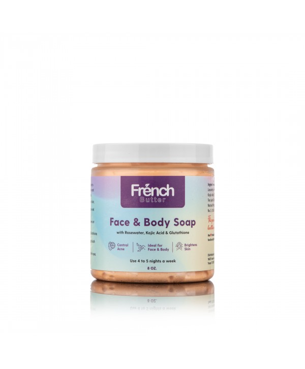 Rosewater, Kojic & Glutathione Soap - 10oz Rosewater, Kojic & Glutathione Soap - 10oz